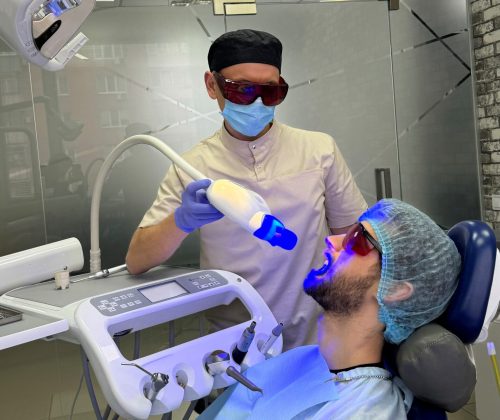 Безопасное отбеливание зубов — стоматология Dental Line в Харькове - фото