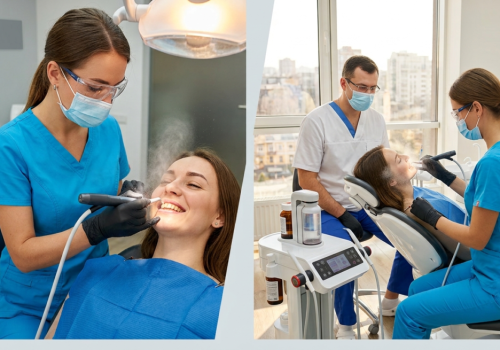Профессиональная чистка зубов Air Flow и ультразвук - Стоматология Dental Line - фото